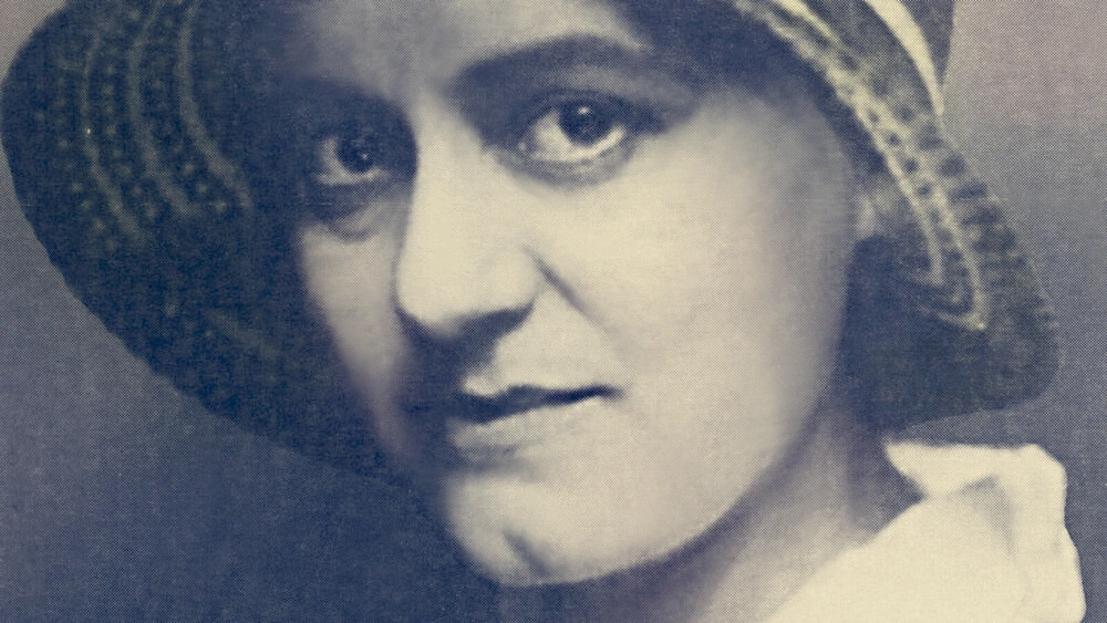 Czarno-biały portret św. Edyty Stein